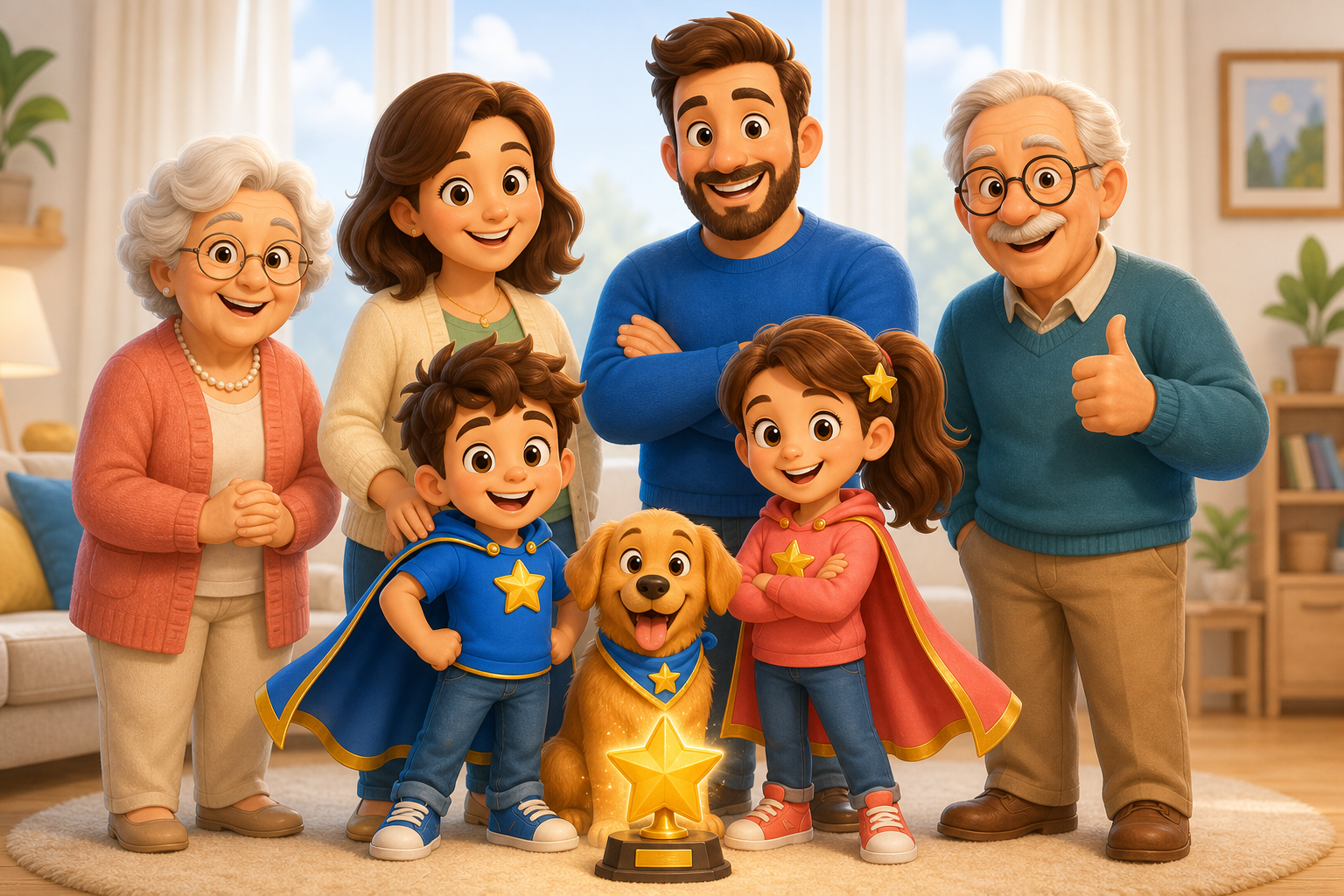 Die Leomia Familie mit Leo, Mia und Bati